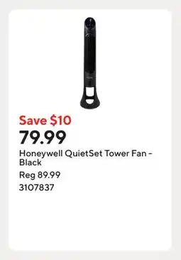 Staples Honeywell QuietSet Tower Fan - Black offer