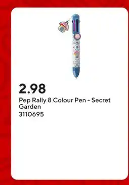 Staples Pep Rally 8 Colour Pen - Secret Garden offer