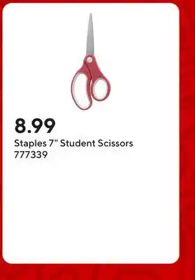 Staples Staples 7 Student Scissors offer