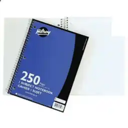 Staples Hilroy 1-Subject Notebook, 10-1/2 x 8, 250 Pages, Blue offer
