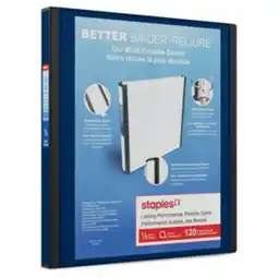 Staples Staples Better Binder - 1/2 - Blue offer