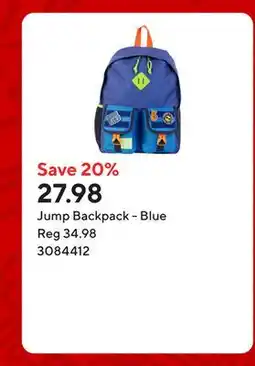 Staples Jump Backpack - Blue offer