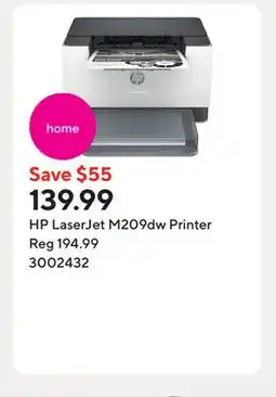 Staples HP LaserJet M209dw Printer offer
