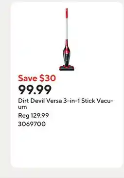 Staples Dirt Devil Versa 3-in-1 Stick Vacuum offer