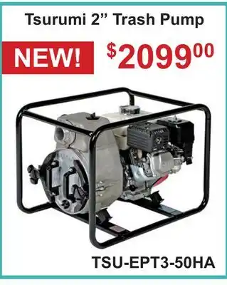 Atlas Tools & Machinery Tsurumi 2 Trash Pump offer
