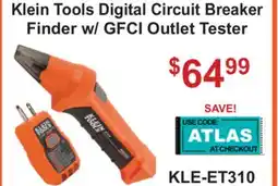 Atlas Tools & Machinery Klein Tools Digital Circuit Breaker Finder w/ GFCI Outlet Tester offer