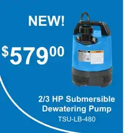 Atlas Tools & Machinery 2/3 HP Submersible Dewatering Pump offer