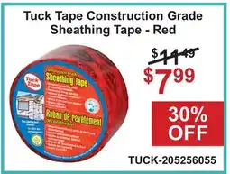 Atlas Tools & Machinery Tuck Tape Construction Grade Sheathing Tape - Red offer