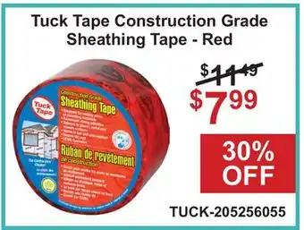 Atlas Tools & Machinery Tuck Tape Construction Grade Sheathing Tape - Red offer