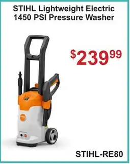Atlas Tools & Machinery STIHL Lightweight Electric 1450 PSI Pressure Washer offer
