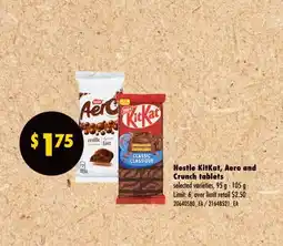 Wholesale Club KITKAT, AERO AND CRUNCH TABLETS, 95 G - 105 G offer