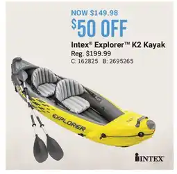 Cabela's Intex Explorer K2 Kayak offer