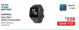 Visions Electronics GARMIN Venu Sq 2 40mm Smartwatch offer