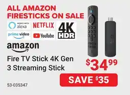 Visions Electronics AMAZON FIRESTICKS ON SALE Fire TV Stick 4K Gen 3 Streaming Stick offer