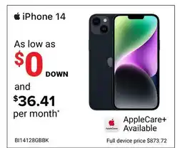 Visions Electronics APPLE iPhone 14 offer