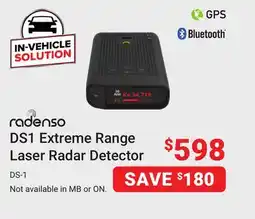 Visions Electronics RADENSO DS1 Extreme Range Laser Radar Detector offer