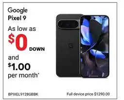 Visions Electronics GOOGLE Pixel 9 offer