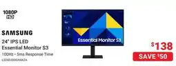 Visions Electronics SAMSUNG 24 IPS LED Essential Monitor S3 offer