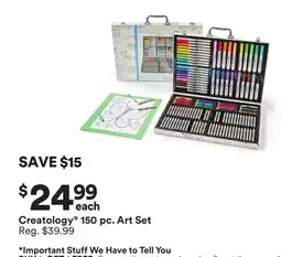Michaels Creatology 150 pc. Art Set offer