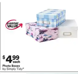 Michaels Photo Boxes by Simply Tidy offer