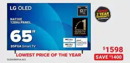 Visions Electronics LG OLED Smart TV 65 8 NATIVE 120Hz PANEL offer