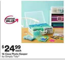 Michaels 16-Case Photo Keeper by Simply Tidy offer