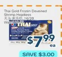 Oceans Fresh Food Market Thai Gold Frozen Deveined Shrimp offer