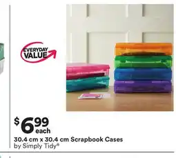 Michaels 30.4 cm x 30.4 cm Scrapbook Cases by Simply Tidy offer