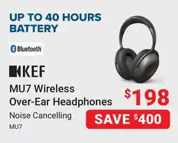 Visions Electronics KEF MU7 Wireless Over-Ear Headphones offer