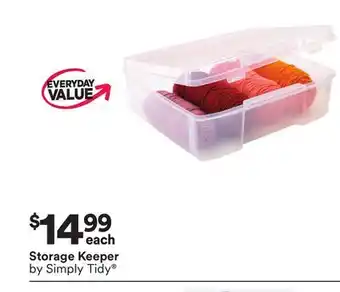 Michaels Storage Keeper by Simply Tidy offer