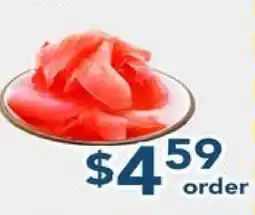 Oceans Fresh Food Market Sushi Ginger offer