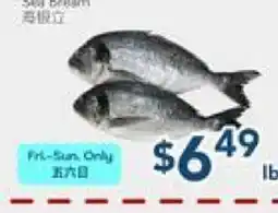 Oceans Fresh Food Market Sea Bream offer