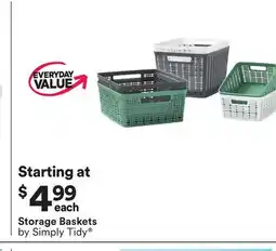 Michaels Storage Baskets by Simply Tidy offer