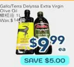 Oceans Fresh Food Market Gallo/Terra Delyssa Extra Virgin Olive Oil offer