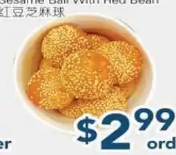 Oceans Fresh Food Market Sesame Ball With Red Bean offer