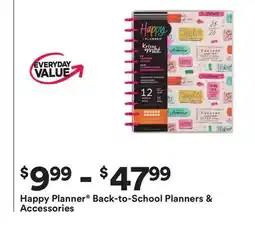 Michaels Happy Planner Back-to-School Planners & Accessories offer