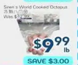 Oceans Fresh Food Market Siren's World Cooked Octopus offer