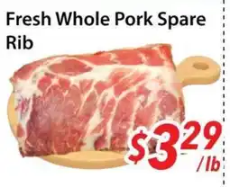 Bestco Food Mart Fresh Whole Pork Spare Rib offer