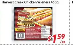 Bestco Food Mart Harvest Creek Chicken Wieners offer