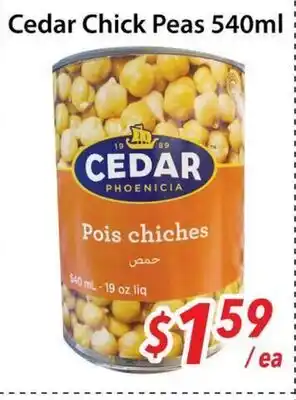 Bestco Food Mart Cedar Chick Peas offer