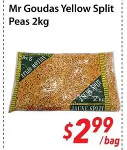 Bestco Food Mart Mr Goudas Yellow Split Peas offer