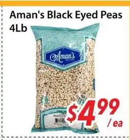 Bestco Food Mart Aman's Black Eyed Peas offer
