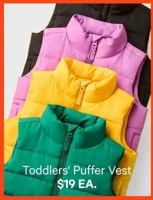 Joe Fresh Toddlers' Puffer Vest offer
