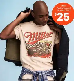 Joe Fresh Miller Racing Relaxed Graphic T-Shirt offer