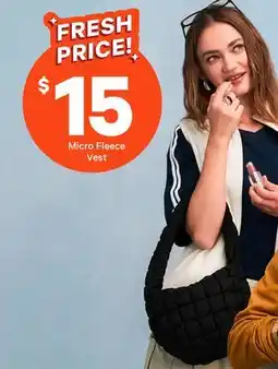Joe Fresh Micro Fleece Vest offer