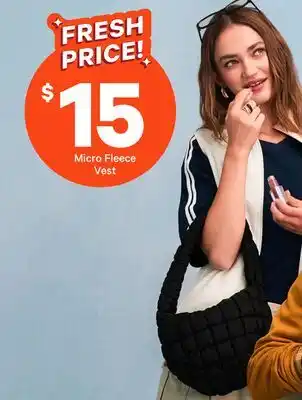 Joe Fresh Micro Fleece Vest offer