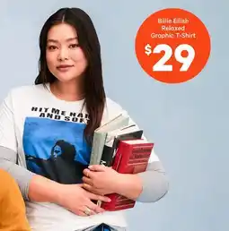 Joe Fresh Billie Eilish Relaxed Graphic T-Shirt offer