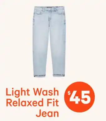 Joe Fresh Light Wash Relaxed Fit Jean offer