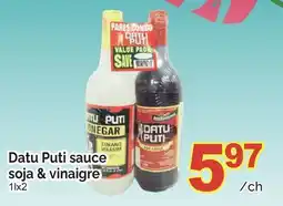 T&T Supermarket DATU PUTI SAUCE SOJA & VINAIGRE, 1LX2 offer