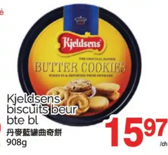 T&T Supermarket KJELDSENS BISCUITS BEUR BTE BL, 908G offer